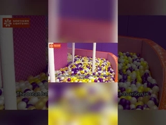 Красочный малыш Дешевые детские детские площадки Пластик Мягкий Анти-гибкий Океанский мяч Питбол