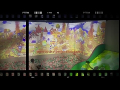 Интерактивные стеновые проекционные игры Разбивание шаров Интерактивная проекторная система