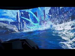 Кино 4k HD Indoor Curved Projection Screen 3D Flight Orbital Специальные эффекты Кино