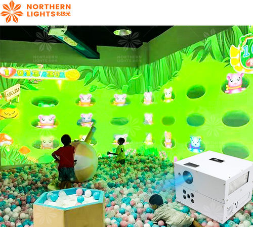 Последние новости компании о Детская 3D Indoor All-In-One Интерактивная Игра Бросать Стену Проекция Бросать Мяч