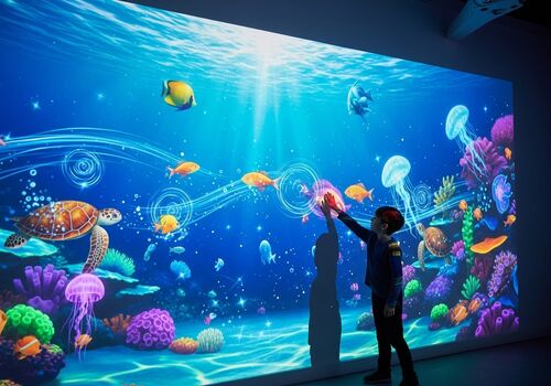 Последние новости компании о Когда стены «говорят»: как интерактивная проекционная технология оживляет наши пространства