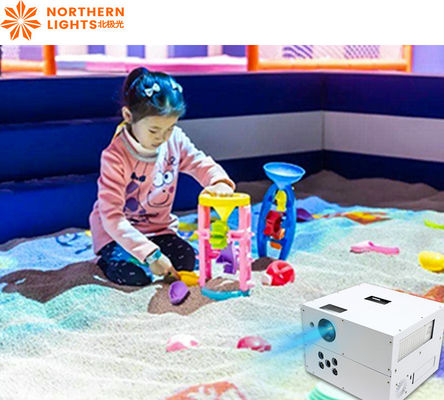 Хорошая цена Система интерактивного игрового проектора Sand Pit Interactive Projector 110V-250V онлайн