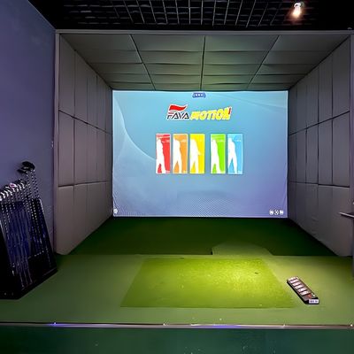 Хорошая цена Симулятор гольфа Indoor Golf Screen Interactive Projection Ar Гольф спортивный симулятор онлайн