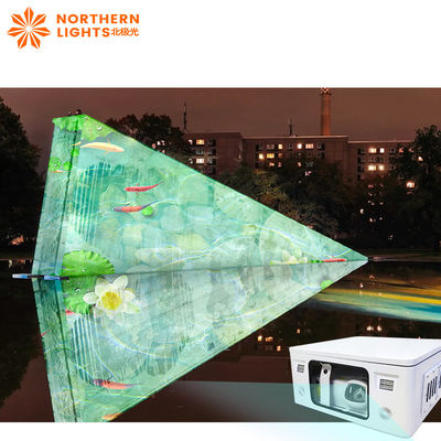 Хорошая цена Производитель креативных 3D проекций Анимация Картировка больших стенных проекций онлайн