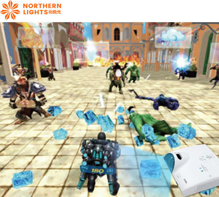 Хорошая цена 3D голографический проектор Mechwarrior интерактивные игры проектор для детей онлайн
