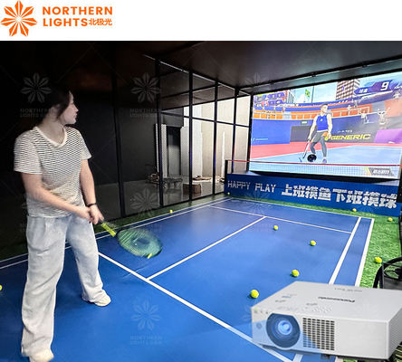 Хорошая цена Игру Indoor Ar Tennis Simulator Игра Ar Sports Соматосенсорная фитнес-игра Теннис онлайн