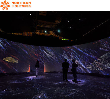 Хорошая цена Выставка Музея цифрового искусства 3D Immersive Mapping Projector Интерактивная проекция онлайн