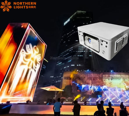 Хорошая цена Большой наружный 3D-картографирование здания проекция шоу голограмма 3D-проектор видеомашина онлайн