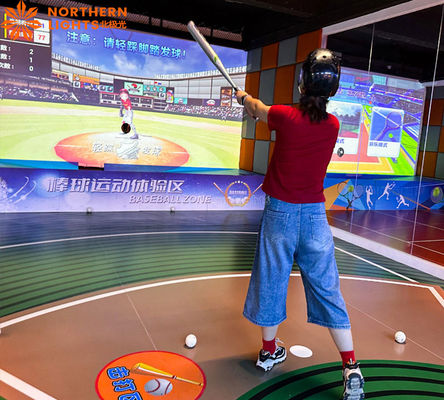 Хорошая цена Luxury Immersive 3d Magic Park Equipment Ar AR бейсбольная игра интерактивная проекция онлайн