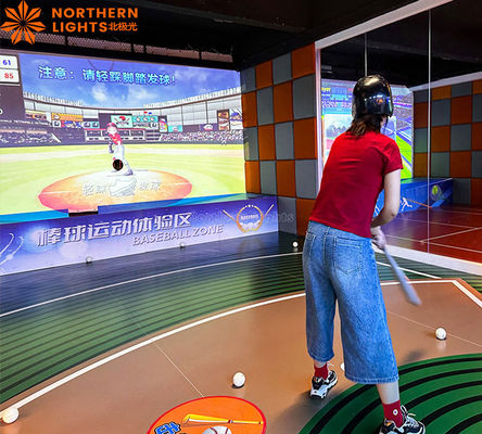Хорошая цена Увеличенная реальность Интерактивные спортивные Ar Indoor Симулятор Бейсбольный питчинг Развлекательная игра онлайн