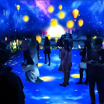 Хорошая цена Погрузить Йогу Студия Йога Погружение Комната 3d Vr Йога опыт 4k HD проектор онлайн