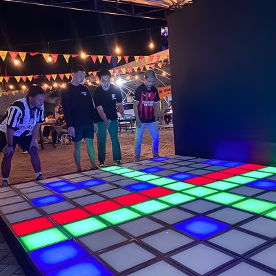 Хорошая цена Новая активная игра интерактивная Rgb Led Floor игра Led Dance Floor интерактивная игра онлайн
