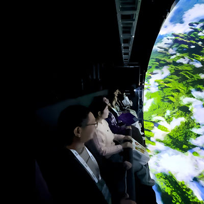 Хорошая цена Летающее кино 2025 Новый тренажерный тренажерный симулятор Купол кино Виртуальная реальность онлайн