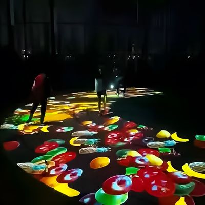 Хорошая цена Внешний удивительный красочный 3D-голограммный интерактивный подовой проектор онлайн