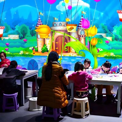 Хорошая цена AR Живое рисование игровой площадки на эскизе Стенная проекция онлайн