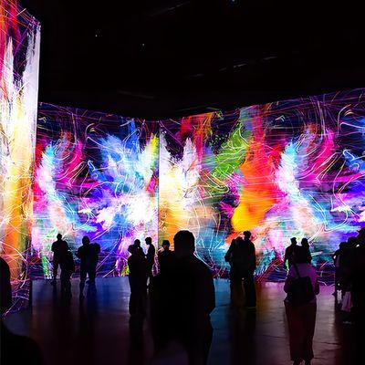 Хорошая цена Северное сияние горячая продажа интерактивный проектор 3d стеновая проекция онлайн