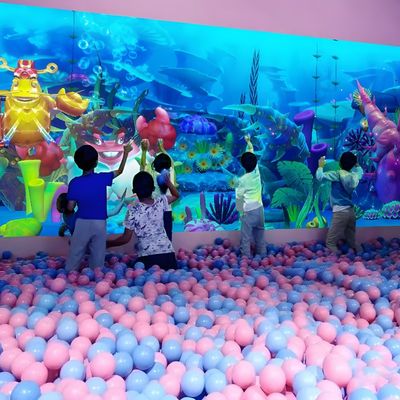 Хорошая цена Игровой комплекс для детей Интерактивный 3D Интерактивный Строй Стенный Проектор онлайн