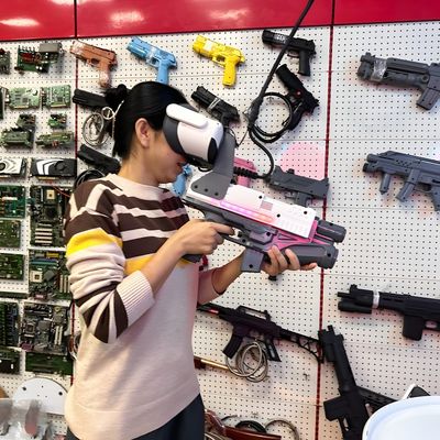 Хорошая цена VR-машина Виртуальная реальность 9D видео симулятор Арена набор машины VR игра онлайн