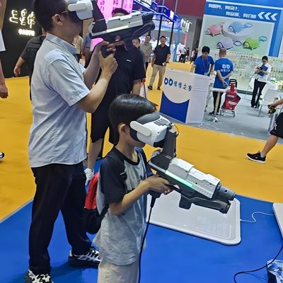 Хорошая цена Виртуальная реальность Стрельба Игры Симулятор Игроки Игры 9d VR Космическое оборудование Для парка развлечений онлайн