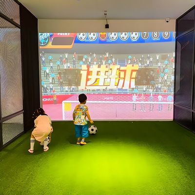 Хорошая цена Футбольный симулятор Ar Sport Футбольная игра Проекция Интерактивная игра Wall Soccer онлайн