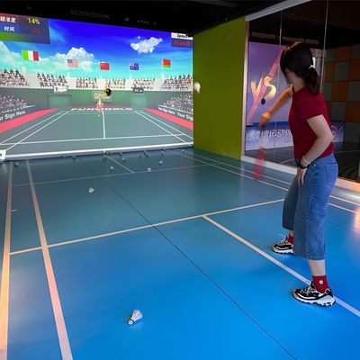 Хорошая цена AR Спорт Фитнес Игры Устройства для движения Внутренний парк развлечений Продукт Симулированный бадминтон онлайн