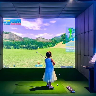 Хорошая цена Цветный парк Игровой автомат для гольфа Обучение VR Игровой автомат для гольфа мячи онлайн