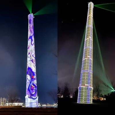 Хорошая цена Рекламный дисплей Проекция здания Картование Фасад здания архитектурный проектор онлайн