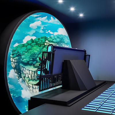 Хорошая цена Очки бесплатно 3d 5d 7d Кинотеатр Кривой экран Купол Проекция онлайн