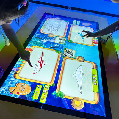 Хорошая цена AR 3D интерактивный проектор для чертежей с помощью магии LCD сенсорный экран Проекция игры онлайн