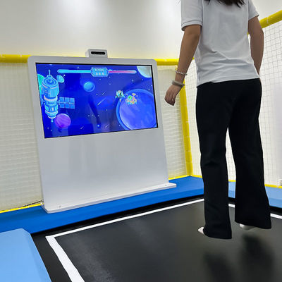 Хорошая цена 75 Inch Intelligent Interactive Game Trampoline Park All-In-One Indoor Playground for Children for Shopping Mall онлайн