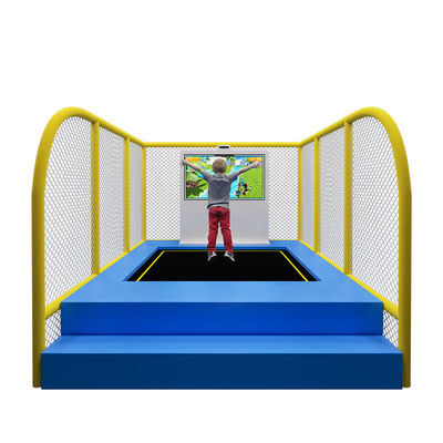 Хорошая цена Interactive Indoor Kids Trampoline Game Machine Jumping Virtual Reality Games on Indoor Trampoline for Shopping Mall Occasions онлайн