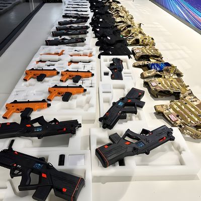 Хорошая цена Wireless Laser Tag Equipment with 8 Playing Modes for 12-30 Players in 180-500 sqm Indoor Outdoor Game Set онлайн