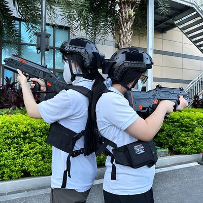 Хорошая цена Outdoor Interactive Laser Tag Equipment with 180-500 sqm Arena and 24 Months Warranty онлайн