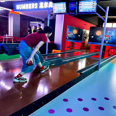 Хорошая цена Premium Complete Track Bowling Machine with Favorable Price for Indoor Bowling Game онлайн