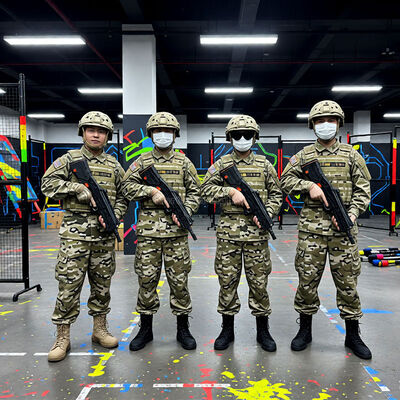 Хорошая цена Коммерческая открытая открытая пушка и жилет многопользовательское беспроводное лазерное оборудование игровой системы набор стрельба игра онлайн