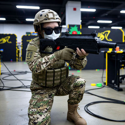 Хорошая цена Дизайн арены для лазертага в помещении и на открытом воздухе 2026 года, коммерческое оборудование для лазертага, система пистолетов, профессиональный лазертаг онлайн