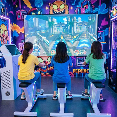 Хорошая цена Иммерсивная интерактивная проекционная игра для коммерческих велотренажеров, умная фитнес-система для активных спортзалов и молодежных центров онлайн