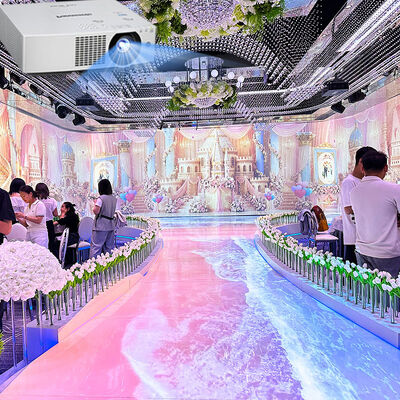 Хорошая цена Иммерсивная проекционная система с яркостью 5200 люмен и разрешением 1920*1200 для 1-20 каналов онлайн