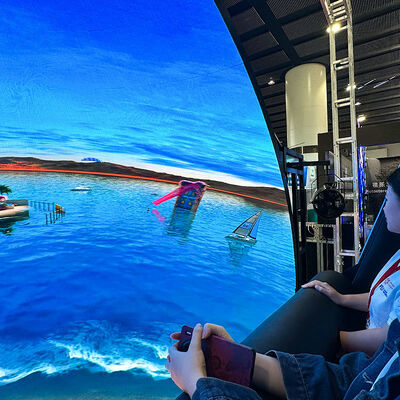Хорошая цена 9D купольный летающий театр для мест с высокой проходимостью более чем на 10 пассажиров и 1-летней гарантией онлайн